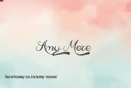 Amy More