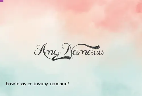 Amy Namauu