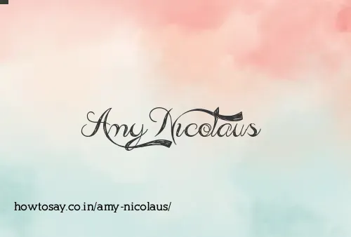 Amy Nicolaus