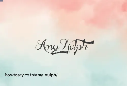 Amy Nulph