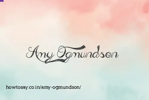 Amy Ogmundson