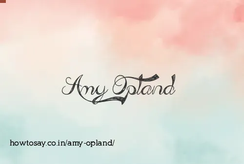 Amy Opland
