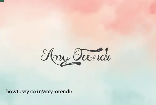Amy Orendi