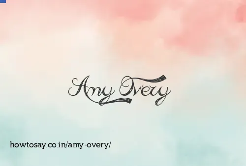 Amy Overy
