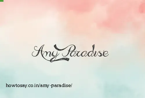 Amy Paradise