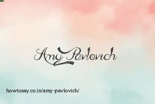 Amy Pavlovich