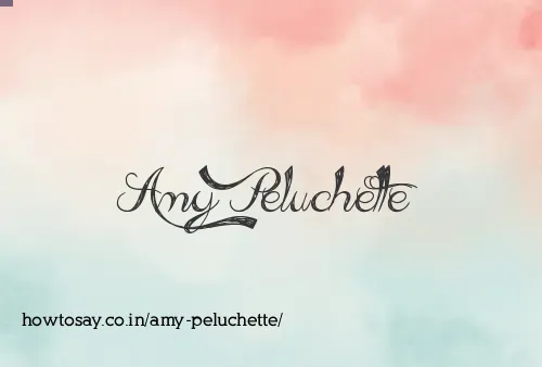 Amy Peluchette