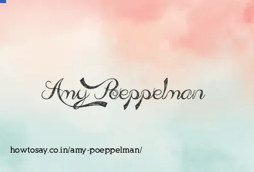 Amy Poeppelman