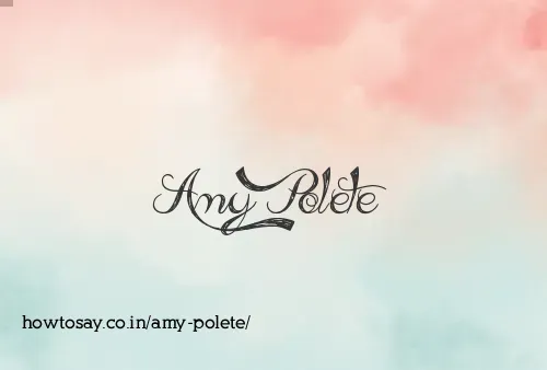 Amy Polete
