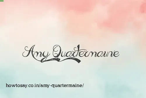 Amy Quartermaine