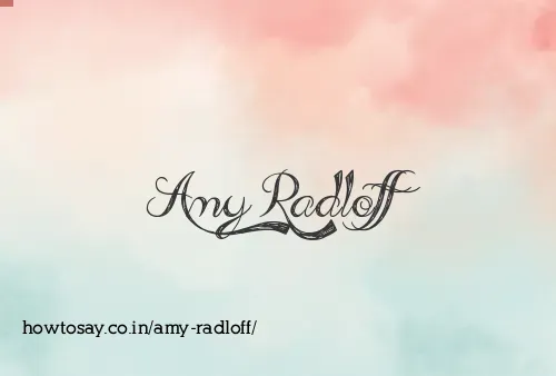 Amy Radloff