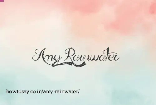 Amy Rainwater