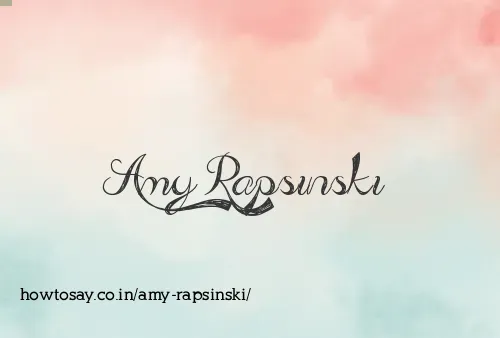 Amy Rapsinski