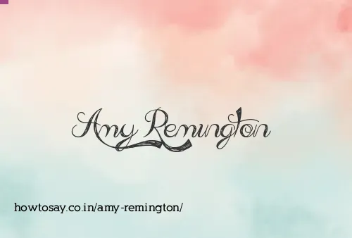 Amy Remington