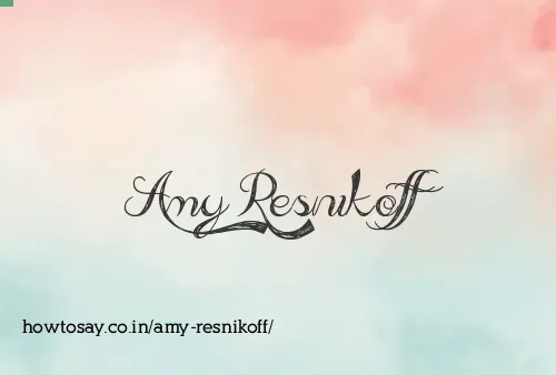 Amy Resnikoff