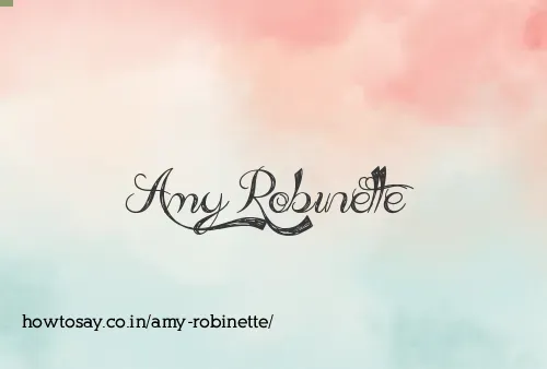 Amy Robinette