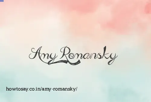 Amy Romansky