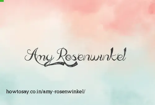 Amy Rosenwinkel