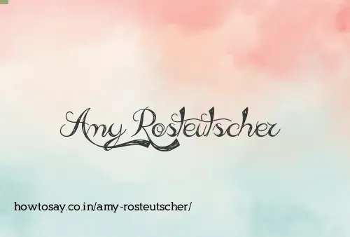 Amy Rosteutscher