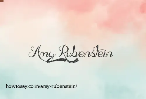 Amy Rubenstein