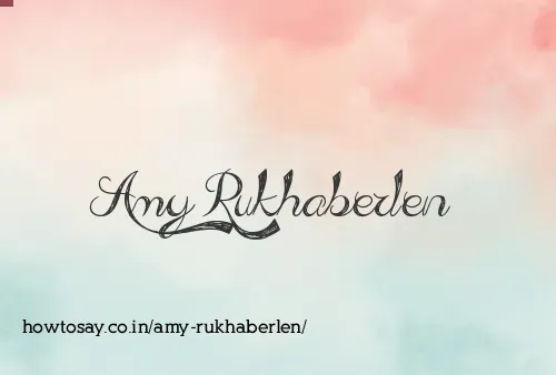 Amy Rukhaberlen