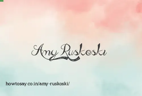 Amy Ruskoski