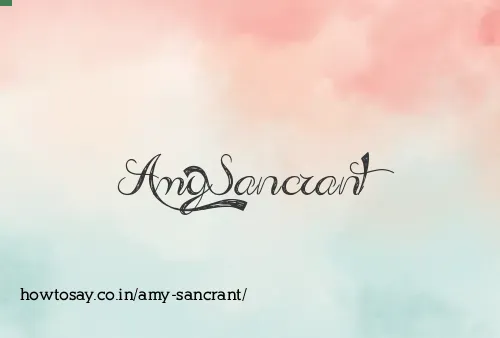 Amy Sancrant