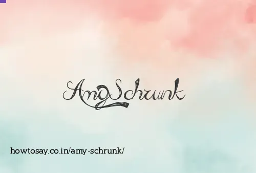 Amy Schrunk