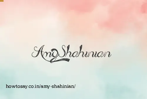 Amy Shahinian