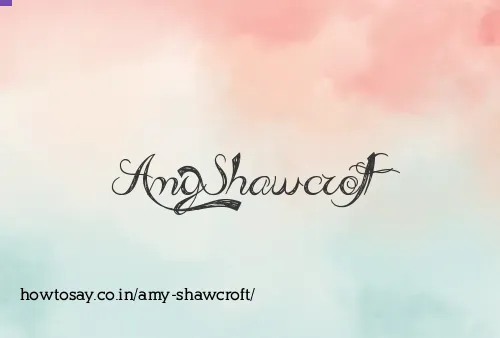 Amy Shawcroft