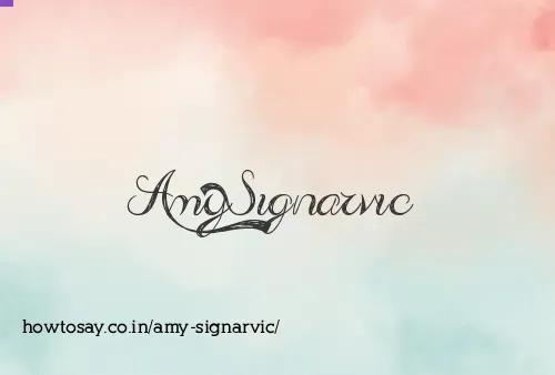 Amy Signarvic