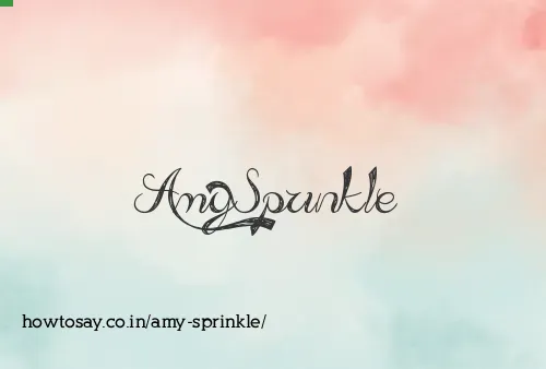 Amy Sprinkle