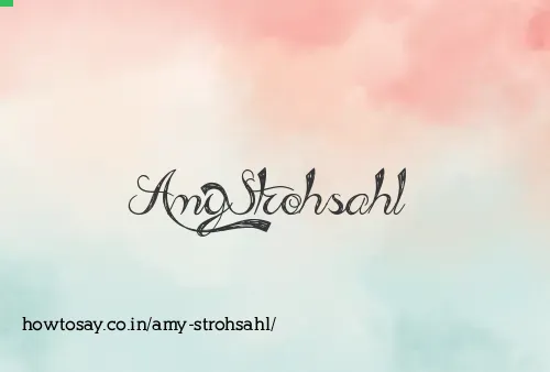 Amy Strohsahl