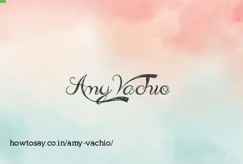 Amy Vachio