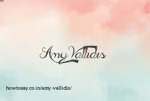 Amy Vallidis