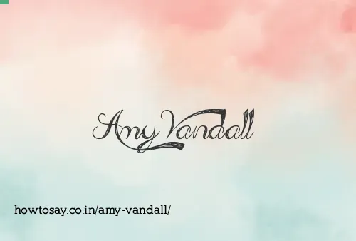 Amy Vandall