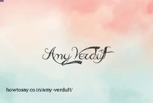 Amy Verduft