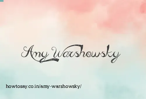 Amy Warshowsky