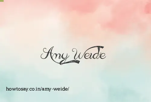 Amy Weide