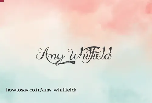 Amy Whitfield