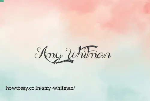 Amy Whitman