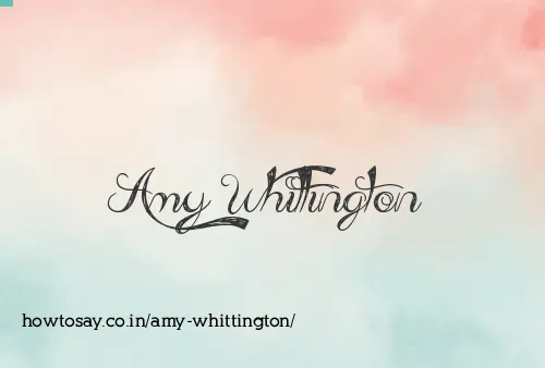 Amy Whittington