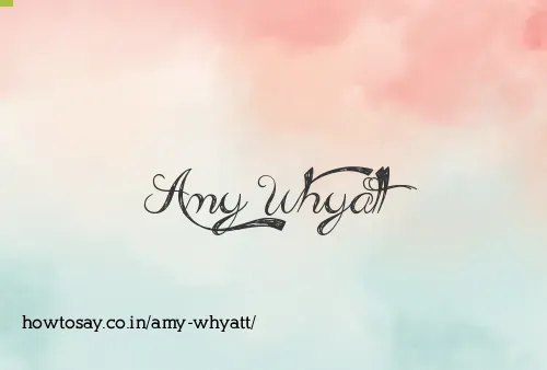 Amy Whyatt
