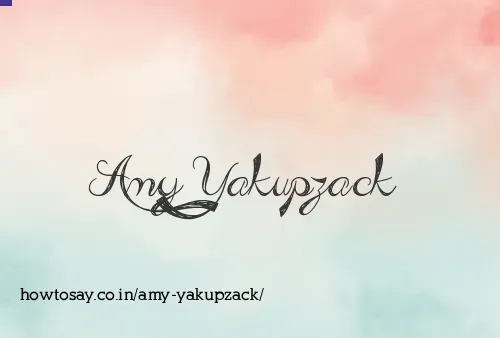 Amy Yakupzack