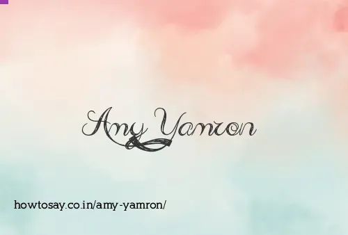 Amy Yamron