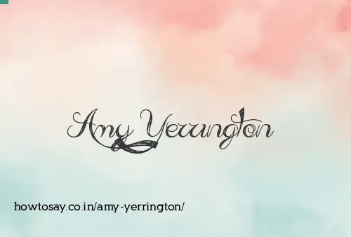 Amy Yerrington