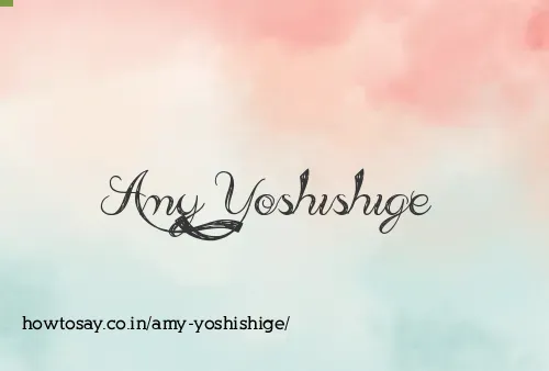 Amy Yoshishige
