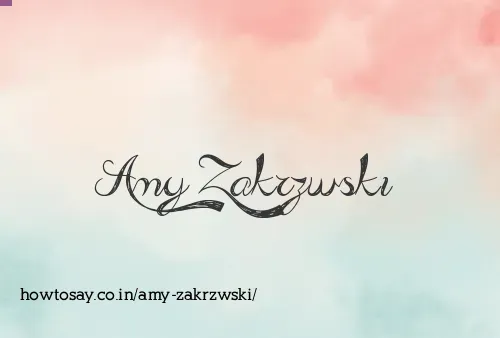 Amy Zakrzwski