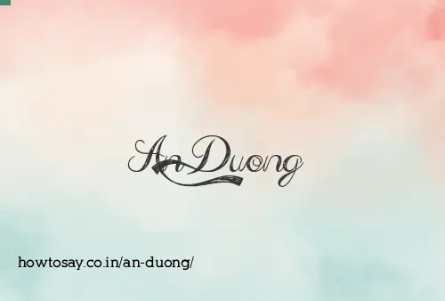 An Duong