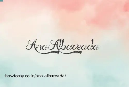 Ana Albareada